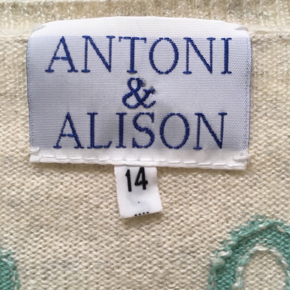 Antoni & Alison Silk and Cashmere Knit Top - Picture 2 of 6